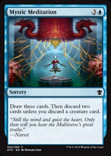 Mystic Meditation - Dragons of Tarkir #064/264 MTG Magic The Gathering - Image 1 of 1