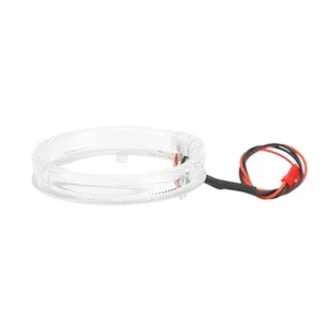 Pair 9‑36V LED Angel Eyes Headlight Signal Lamp Halo Rings White Amber Dual LVE - Picture 1 of 24