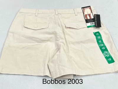 Pantalones cortos para mujer Banana Republic plisados delanteros, tostados, talla 12 Foto 1 de 3