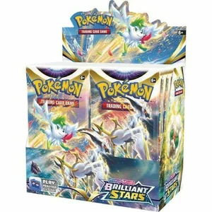 ⭐️ Pokémon TCG: Sword & Shield Brilliant Stars Booster Box (36 Pack) ⭐️ Sealed - Foto 1 di 1
