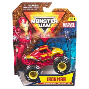 Monster Jam, Marvel Official Captain America Monster Truck, Die-Cast Vehicle, 1: - Picture 1 of 8
