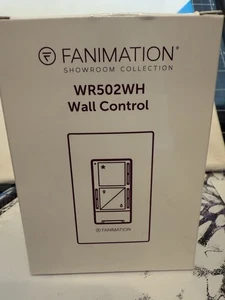 Fanimation Wall Control/Receiver 3 Fan Speeds & Up/Down Light, White - WR502WH - Picture 1 of 2