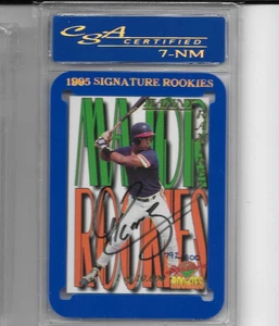 1995 Signature Rookies MANNY RAMIREZ handsigniert 792 of 800 CSA 7-NM - Bild 1 von 1