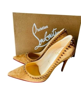 Christian Louboutin Pumps Absatz Wildleder Beige EU35/US5 Original aus Japan - Bild 1 von 10