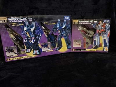 Transformers 11 Thundercracker & Skywarp/ 04 Starscream Takara Tomy Reissue MIB - Image 1 of 4