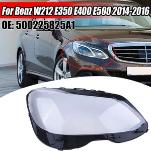 Right Side For Benz W212 E-Class E350 2014 2015 2016 Headlight Clear Lens Cover. - Picture 1 of 7