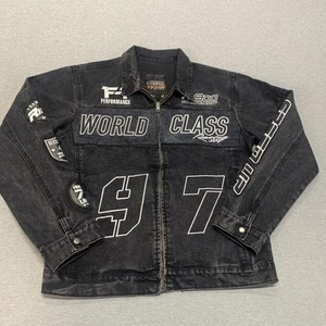 Copper Rivet World Class 97 Racing Denim Full Zip Jacke Herren Medium NASCAR - Bild 1 von 18