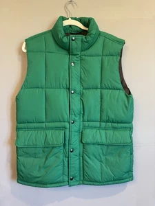 J.Crew Nordic Puffer Vest with PrimaLoft. Bright Kelly Green. Medium NWT - Picture 1 of 3