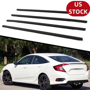 For 2016-2021 Honda Civic Hatchback Weatherstrip Window Moulding Trim Seal Belt - Picture 1 of 12
