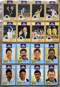 2 komplette Sätze Buttercup Sammelkarten Cricket Allan Border Tribute All Stars - Bild 1 von 11