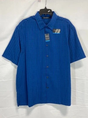 Camisa informal de manga corta Axist para hombre azul rendimiento talla XL NUEVA CON ETIQUETAS Foto 1 de 4