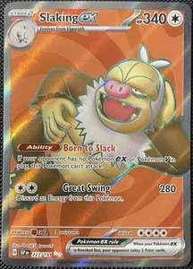 Slaking ex 227/191 Sv08: Surging Sparks Holo - Pokémon Card - Picture 1 of 2