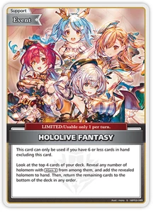 Hololive OCG HOLOLIVE FANTASY hBP02-085 S Evento Especial Espectro de Quinteto Limitado - Imagen 1 de 1