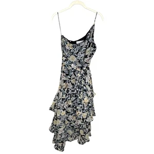 Petal + Pup Amren Dress Womens 8 AU 12 Floral Ruffle Maxi Tiered Spaghetti Strap - Bild 1 von 12