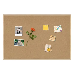 Cork Board Bulletin Board36x24 Cork Board for Office with Pin Oak Wood Boards... - Picture 1 of 7