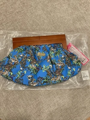 Bolso sin asas Lilly Pulitzer GWP Bermuda Tiger Queen nuevo con etiquetas-película en herrajes Foto 1 de 4