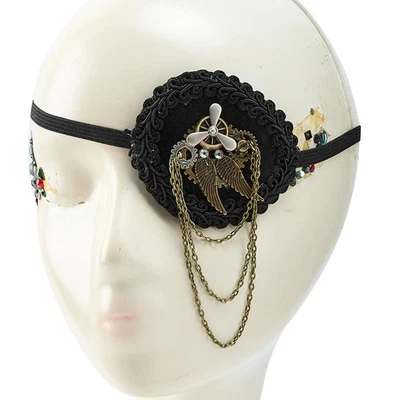 Eye Mask Masquerade Steampunk Essential Costume Accessory Eye Patch for Men - Image 1 of 4
