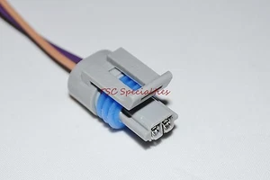 Intake Air Temperature Sensor IAT Connector Pigtail Harness 98-02 LS1 GM - Foto 1 di 2