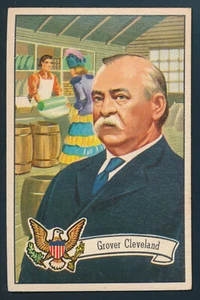 1956 TOPPS US Presidents #25 Grover Cleveland 22nd President NM Centered - Picture 1 of 2