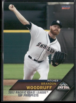 Brandon Woodruff 2017 Pacific Coast League PCL Top Prospects Set - Image 1 of 2