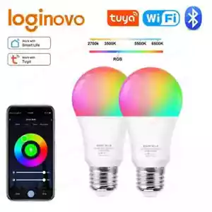 E27 15W RGB RGBW Warm LED Light Bulb WIFI Smart Globe Lamp For Alexa Google Home - Picture 1 of 6