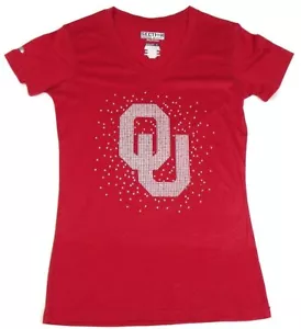 Oklahoma Sooners Junior Women's Achieve Victory Tee Shirt - Picture 1 of 2