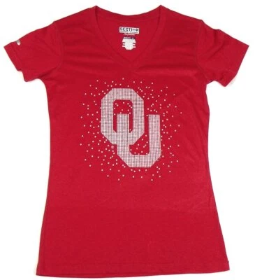 Oklahoma Sooners Junior Women's Achieve Victory Tee Shirt - Image 1 of 2