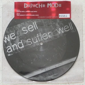 Depeche Mode - Suffer Well Picture Disc 7" still sealed # 06555 Mute BONG37 - Imagen 1 de 10