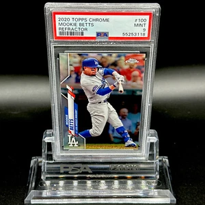 2020 Topps Chrome Refractor MOOKIE BETTS - PSA 9 🔥🔥🔥 - Picture 1 of 1