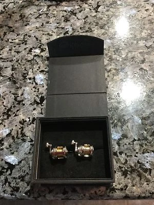 Gemelos de carrete de pesca para hombre. Plata/Oro Nuevo en Caja Foto 1 de 4