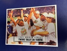 1992 O-Pee-Chee 1991 World Series Kirby Puckett Postcard Minnesota Twins - RARE!