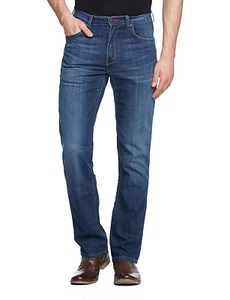 Vaqueros Wrangler Nuevos para Hombre Arizona Elastizados Calce Regular Descoloridos Fríos Mano Azul Denim - Imagen 1 de 2