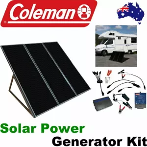 NEW Coleman 55 Watt 12-Volt Solar Power Generator Kit - Camping, RVS, Boat - Picture 1 of 12