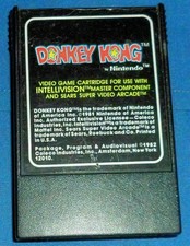 INTELLIVISION DONKEY KONG game only very Good Condition NINTENDO