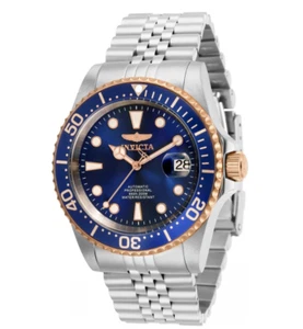 Invicta Pro Diver Automatic Men's 42mm Blue Dial Rose Gold Accent Watch 32503 - Picture 1 of 10