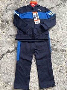 PUMA Kids' 3-piece Tech Fleece Set, Blue, 2T, NWT - Picture 1 of 5