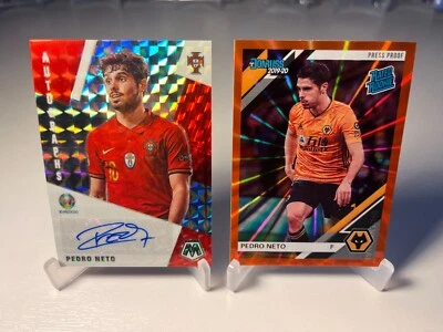 Pedro Neto, Auto & Rookie Cards, Wolverhampton, Chelsea & Portugal Star - Image 1 of 2