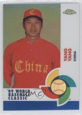 2009 Topps Chrome World Baseball Classic Blue Refractor /199 Yang Yang #W71