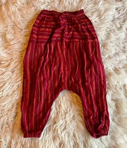 Children's hippie/boho/festival Striped Alibaba Harem trousers Loose 5-6 years - Picture 1 of 2