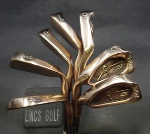 Set of 7 x Left-Handed Ping ISI BeCu Green Dot Irons 4-PW Regular Steel Shafts* - Picture 1 of 6