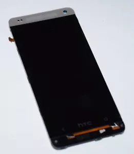 Htc One Mini M4 601n Lcd Display Touchscreen Frame Cover Silver - Picture 1 of 2