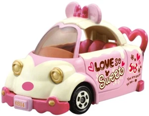 TakaraTomy Tomica Disney Motors Tap Minnie Mouse White Day Edition - Picture 1 of 3