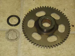 1984 YAMAHA YTM225DX TRI MOTO 56T STARTER SPRAG IDLER GEAR - Foto 1 di 5