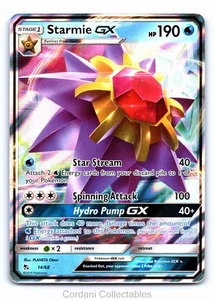 Starmie GX 14/68 - Hidden Fates - Pokemon Card - Near Mint - Picture 1 of 2
