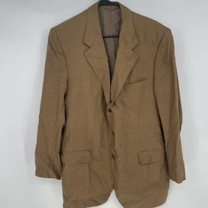 Sulka Made In Italy Herringbone Windowpane Cashmere-Silk 3Btn Blazer 42R F-187 - Bild 1 von 9