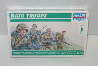 ESCI ERTL 1/72 P-241 Tropas modernas de la OTAN soldados de la Guerra Fría 48 figuras sin pintar Foto 1 de 3