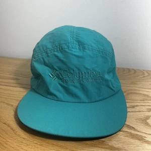 Vintage Columbia 5 Panel Mütze Large türkis Kappe Herren 90er Wandern Angeln elastisch - Bild 1 von 14