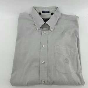 Chaps Ralph Lauren Herren Oberhemd Langarm Button Down grau 17 1/2-34/35 - Bild 1 von 10