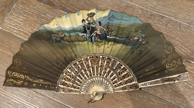 Abanico de boda vintage/antiguo Casa de Diego | A Del Sol 12 - Madrid Foto 1 de 4