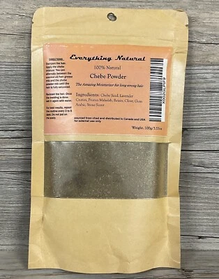 Everything Natural Chebe Powder Hair Growth Sahel Chadian African 100 grams - Image 1 of 2
